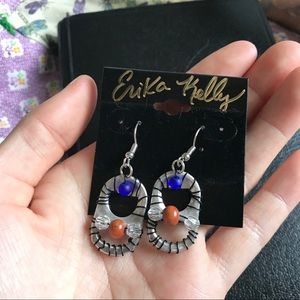 Upcycled Earrings from Aluminum Bottle Tops